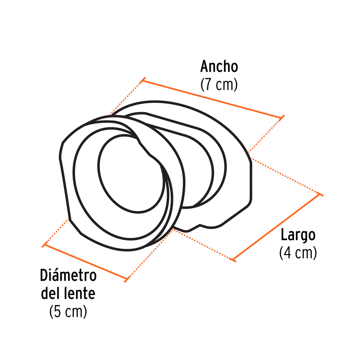 Linterna de minero LED 325 lm, recargable, TRUPER, Truper, SKU 103089 — vista 4