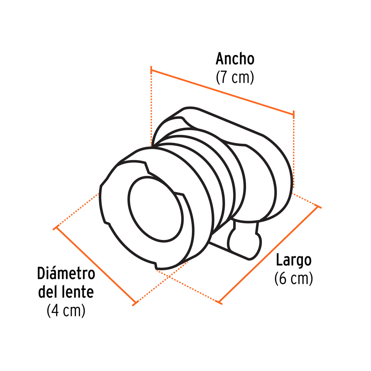 Linterna de minero LED 80 lm, recargable, TRUPER EXPERT, Expert, SKU 102129 — vista 4