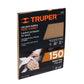 Lija para madera papel cabinet, grano 150, TRUPER — foto oficial 2