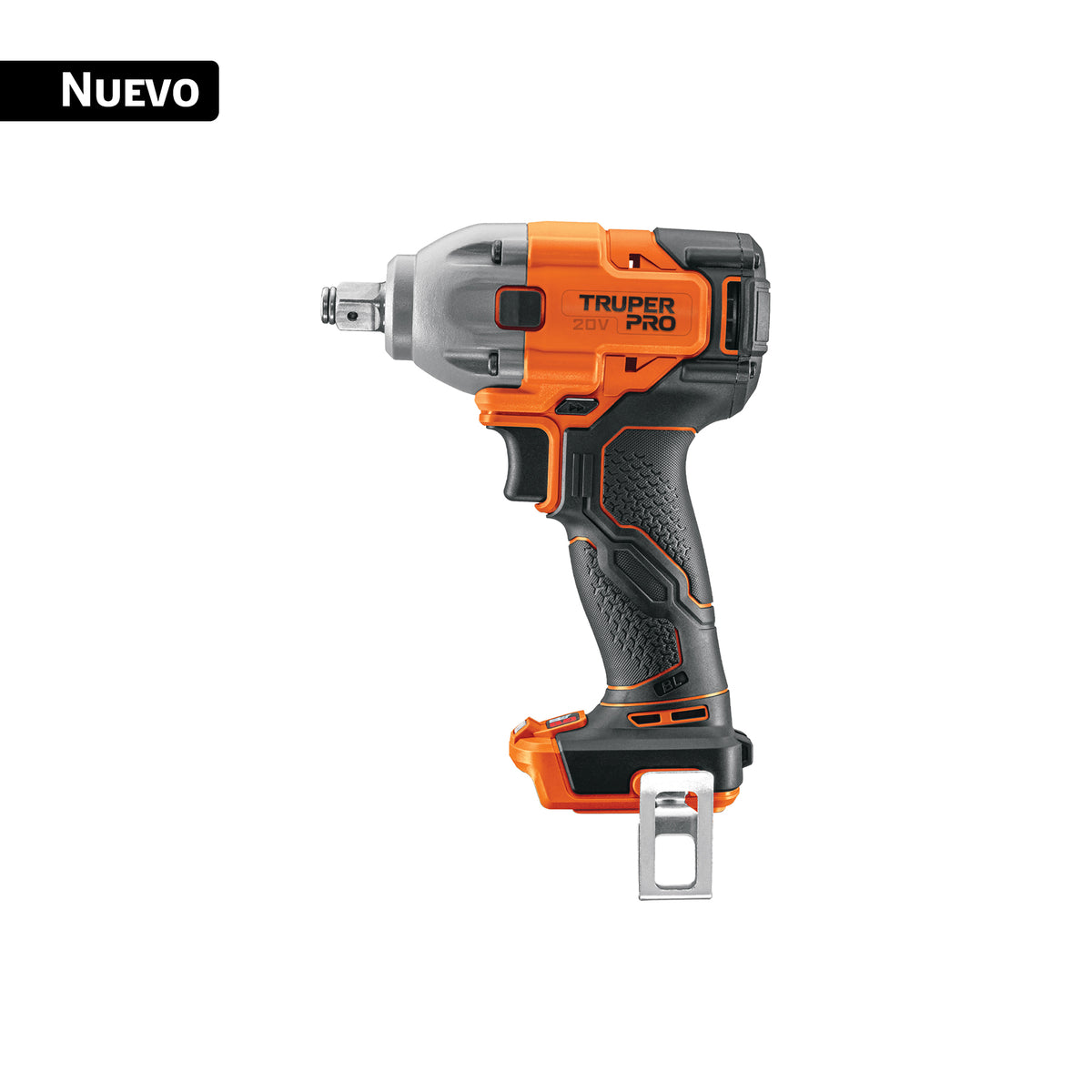 Llave de impacto 1/2', 20V, 184 lb/ft, sin accesorios, PRO, Truper, SKU 103252