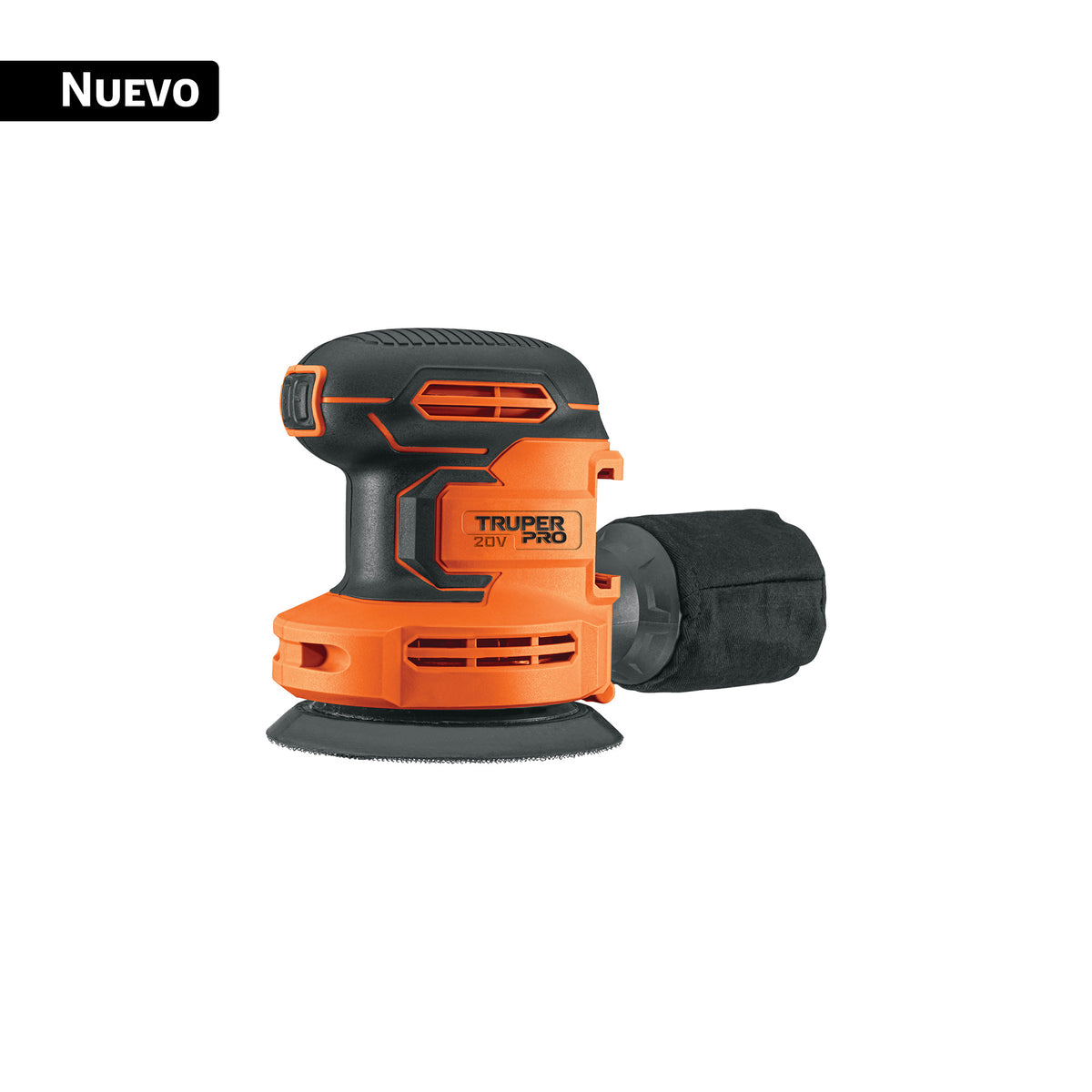 Lijadora roto-orbital 5', 20V, sin accesorios, TRUPER PRO, Truper, SKU 103261