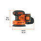 Lijadora roto-orbital 5', 20V, 1 batería 2Ah, TRUPER PRO, Truper, SKU 102863 — vista 4