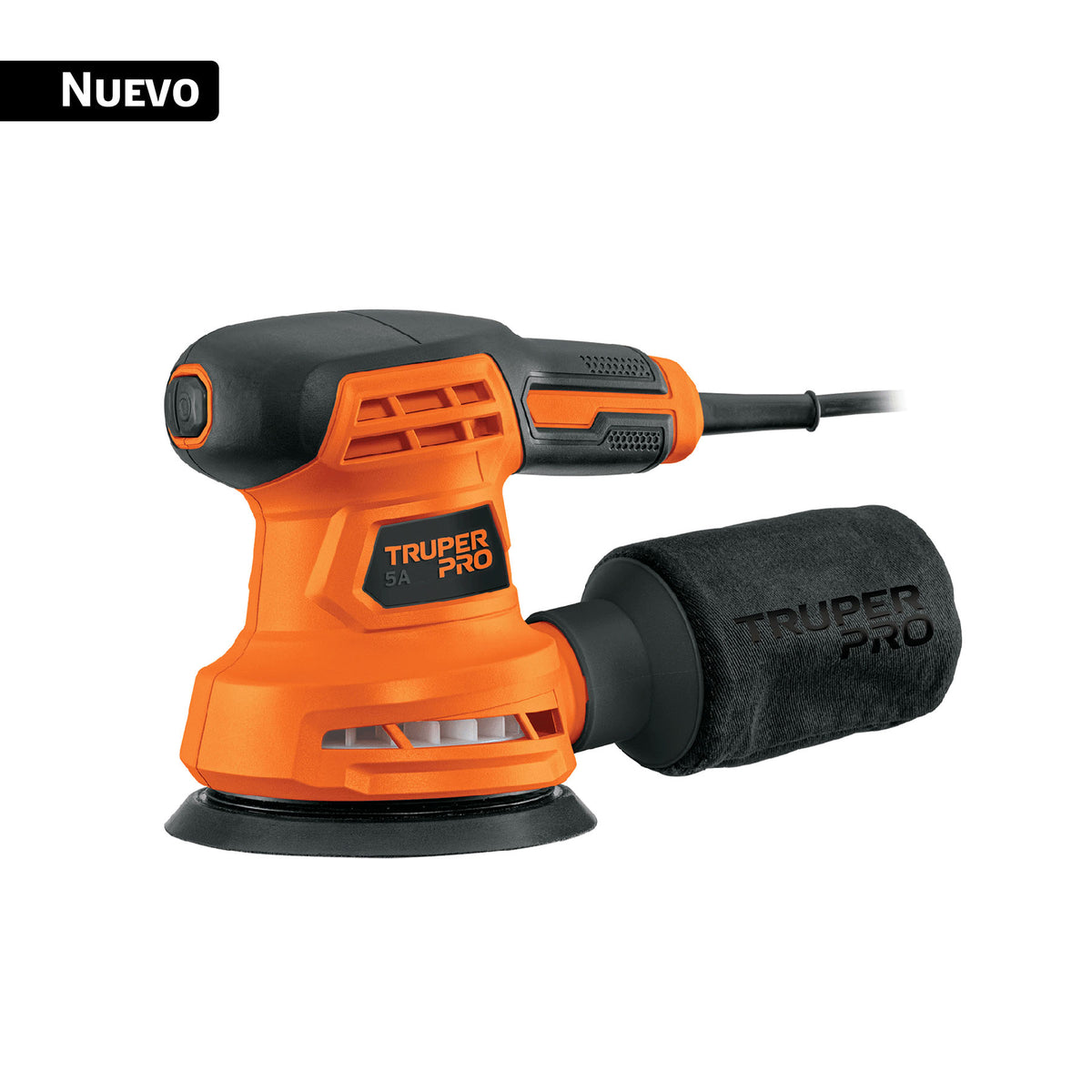 Lijadora roto orbital 5', 260W, TRUPER PRO, Truper, SKU 103656