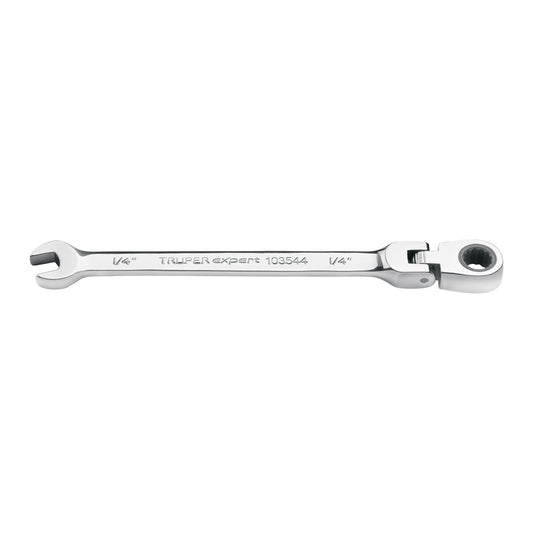 Llave combinada con matraca 1/4' flexible, EXPERT, Expert, SKU 103544