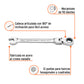 Llave combinada con matraca 12 mm flexible, EXPERT, Expert, SKU 103446 — vista 3