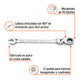 Llave combinada con matraca 3/8' flexible, EXPERT, Expert, SKU 103546 — vista 3