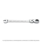 Llave combinada con matraca 13 mm flexible, EXPERT, Expert, SKU 103447