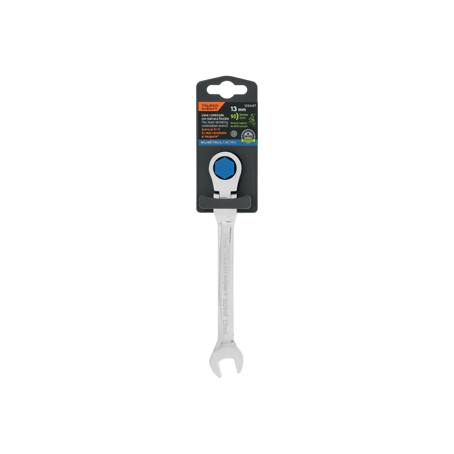 Llave combinada con matraca 13 mm flexible, EXPERT, Expert, SKU 103447 — vista 2