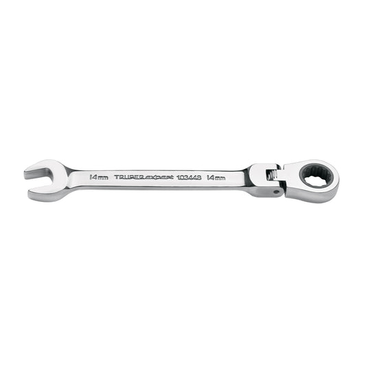 Llave combinada con matraca 14 mm flexible, EXPERT, Expert, SKU 103448