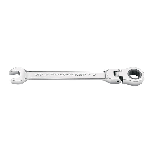Llave combinada con matraca 7/16' flexible, EXPERT, Expert, SKU 103547