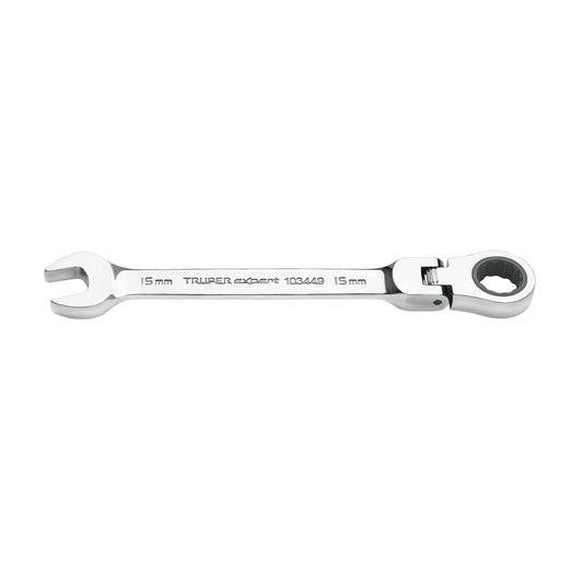 Llave combinada con matraca 15 mm flexible, EXPERT, Expert, SKU 103449