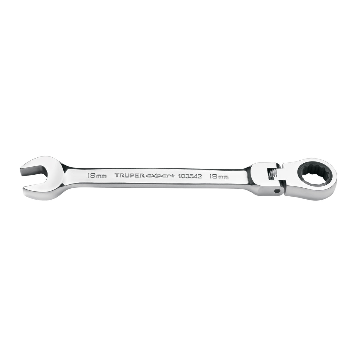 Llave combinada con matraca 18 mm flexible, EXPERT, Expert, SKU 103542