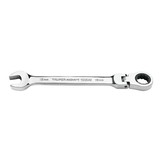 Llave combinada con matraca 18 mm flexible, EXPERT, Expert, SKU 103542