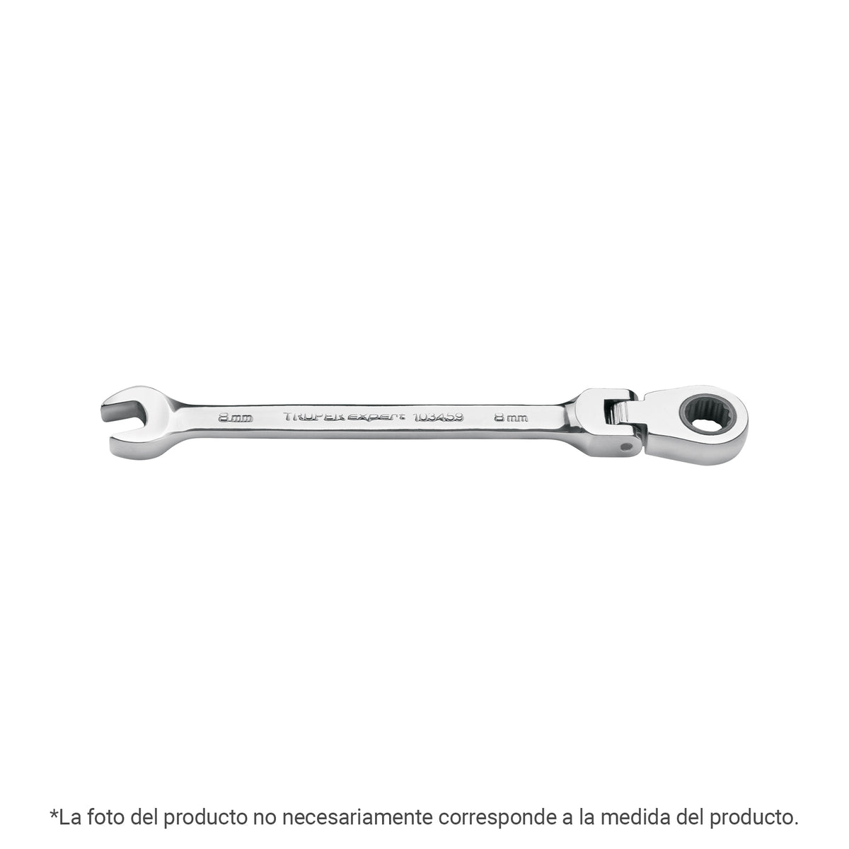 Llave combinada con matraca 19 mm flexible, EXPERT, Expert, SKU 103543