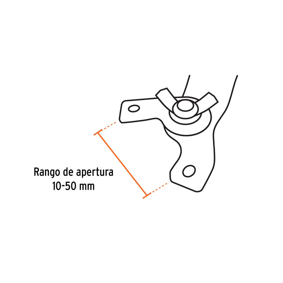 Llave de repuesto ajustable para esmeriladoras 4 1/2', 7',9', Truper, SKU 102999 — vista 4