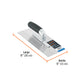 Llana 11' canto recto, 6 remaches, mango Comfort Grip,TRUPER, Truper, SKU 102775 — vista 4