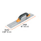 Llana de magnesio 16' borde cuadrado, mango Comfort Grip, Truper, SKU 103582 — vista 4