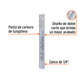 Lima rotativa punta cilindro, 10 mm, TRUPER, Truper, SKU 103476 — vista 3