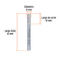 Lima rotativa punta cilindro, 10 mm, TRUPER, Truper, SKU 103476 — vista 4