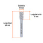 Lima rotativa punta cilindro, 6 mm, TRUPER, Truper, SKU 103477 — vista 4