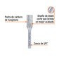 Lima rotativa punta cilindro, 13 mm, TRUPER, Truper, SKU 103478 — vista 3