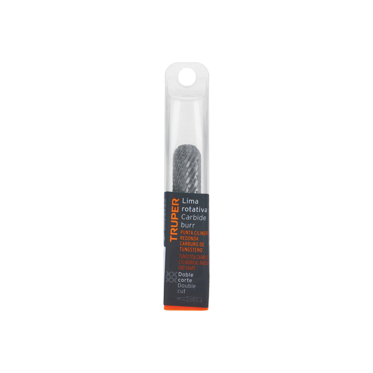 Lima rotativa punta cilindro redonda, 13 mm, TRUPER, Truper, SKU 103480 — vista 2