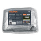 Lona de polietileno reforzada 12x17 m gris 180g/m2 TRUPER — foto oficial 2