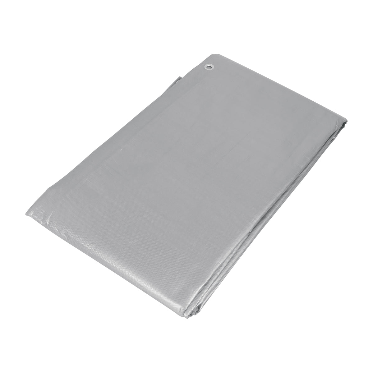 Lona de polietileno reforzada 4 x 4 m, gris, 180g/m2, TRUPER — foto oficial 1