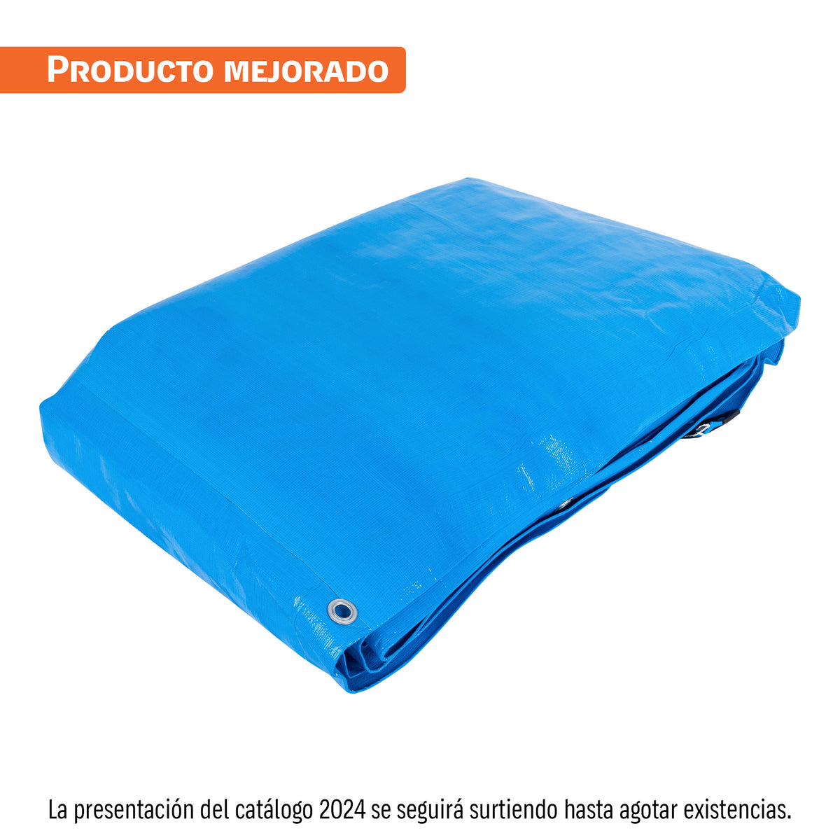 Lona de polietileno reforzada 7x10 m, azul, 180g/m2, TRUPER, Truper, SKU 102576