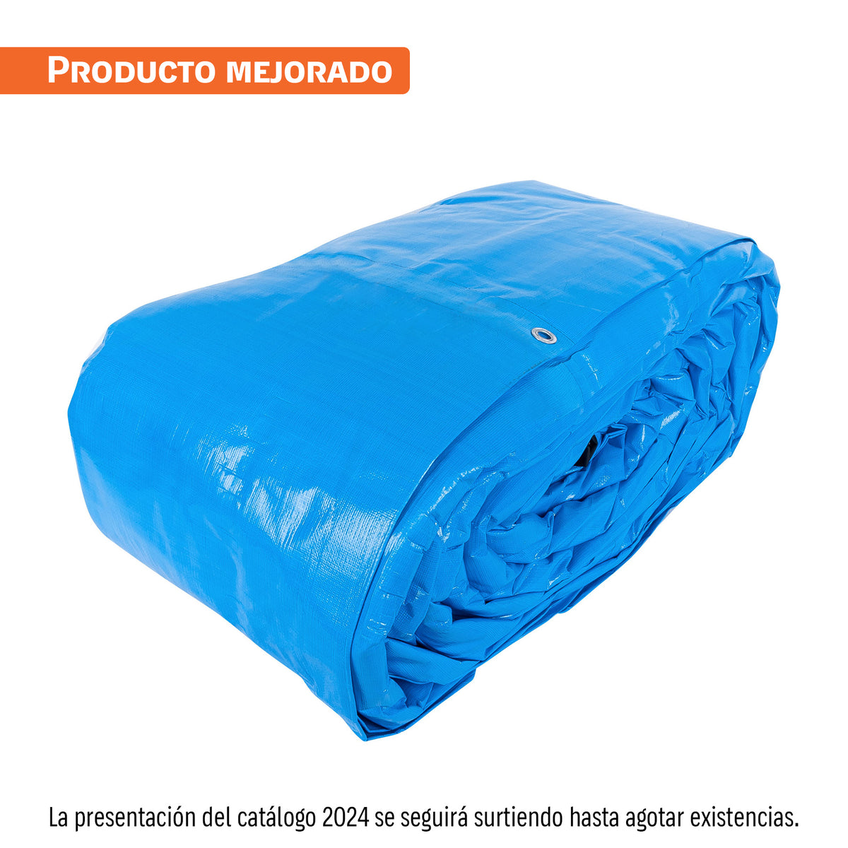 Lona de polietileno reforzada 9x14 m, azul, 180g/m2, TRUPER, Truper, SKU 102577
