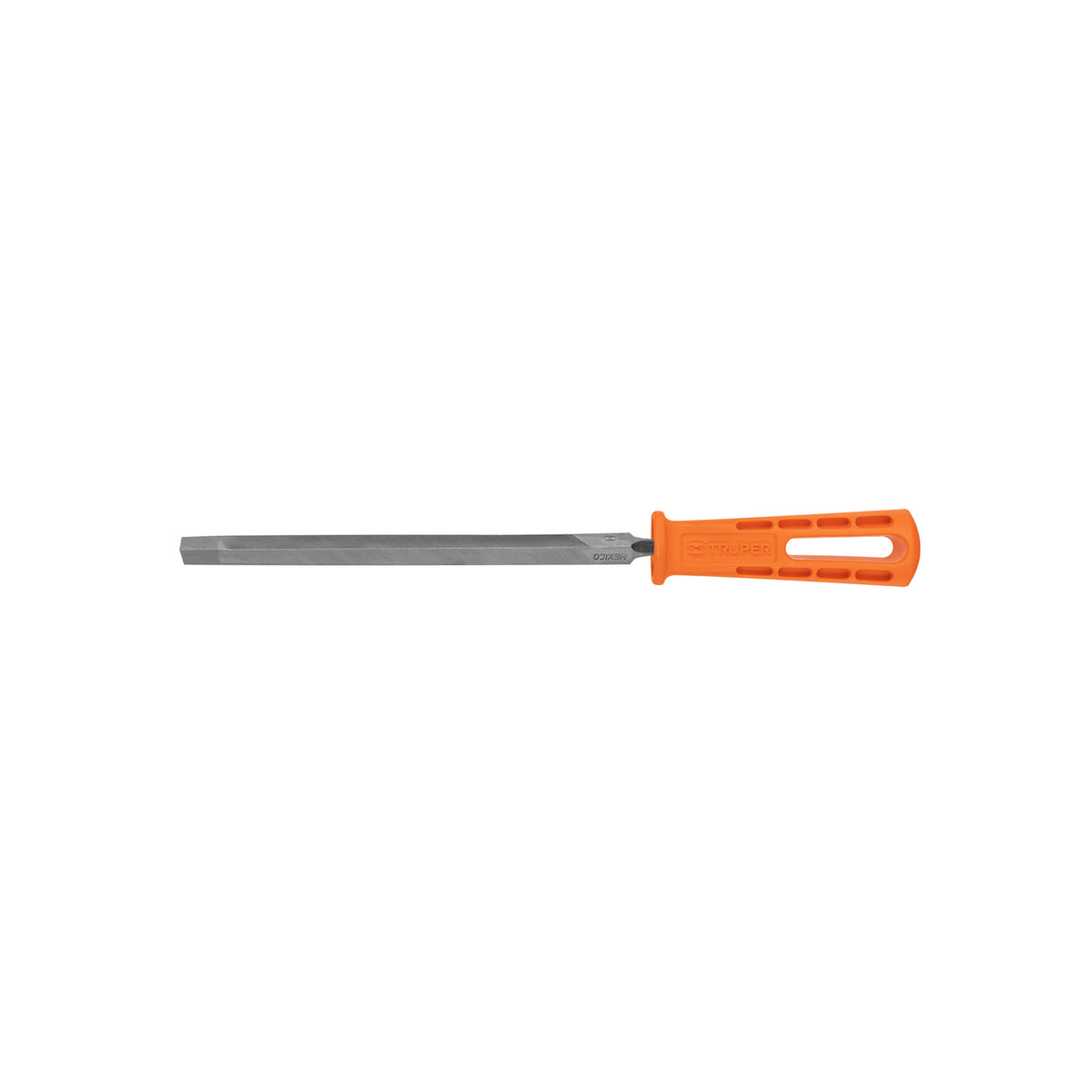 Lima triangular 7' para machete, 36 dpp, con mango, TRUPER — foto oficial 1