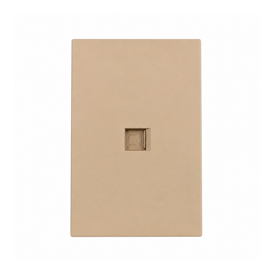 PLACA CONTACTO RED LAN RJ45 DORADO LUXURY ARTLITE APL-509