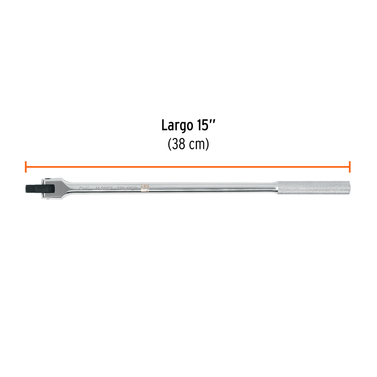 Mango articulado de 15' x 13 mm para dados cuadro 3/8', Truper, SKU 103080 — vista 4
