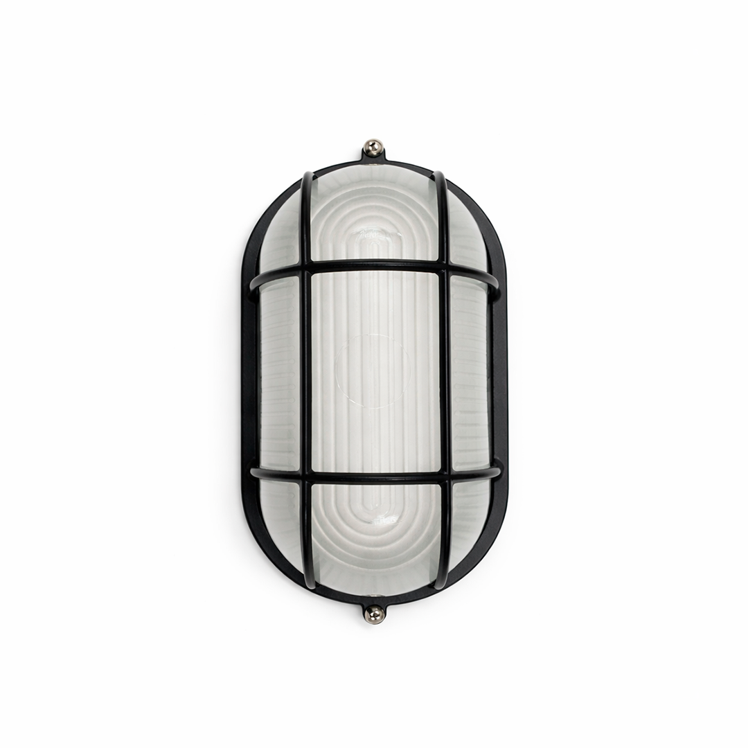 LÁMPARA MURO NAUTICA E26 NEGRO ARTLITE ADE-018 NAVAL