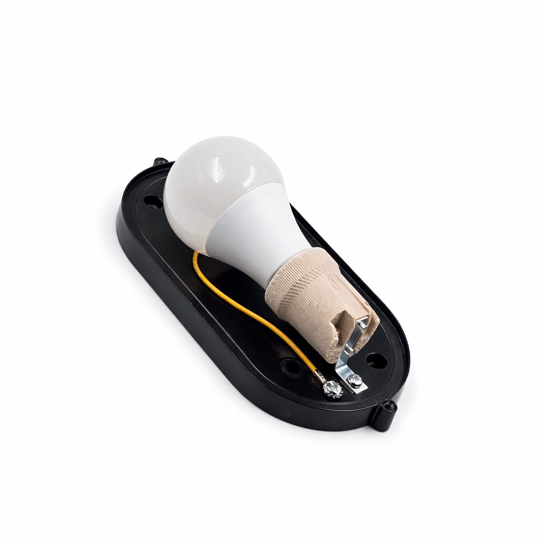 LÁMPARA MURO NAUTICA E26 NEGRO ARTLITE ADE-018 NAVAL