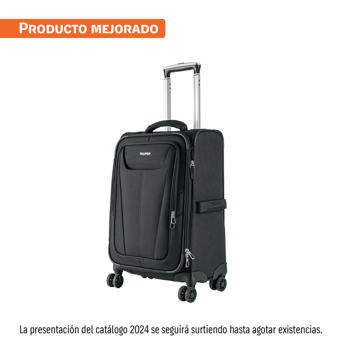 Maleta de cabina ligera negra 49 L, Truper — foto oficial 1