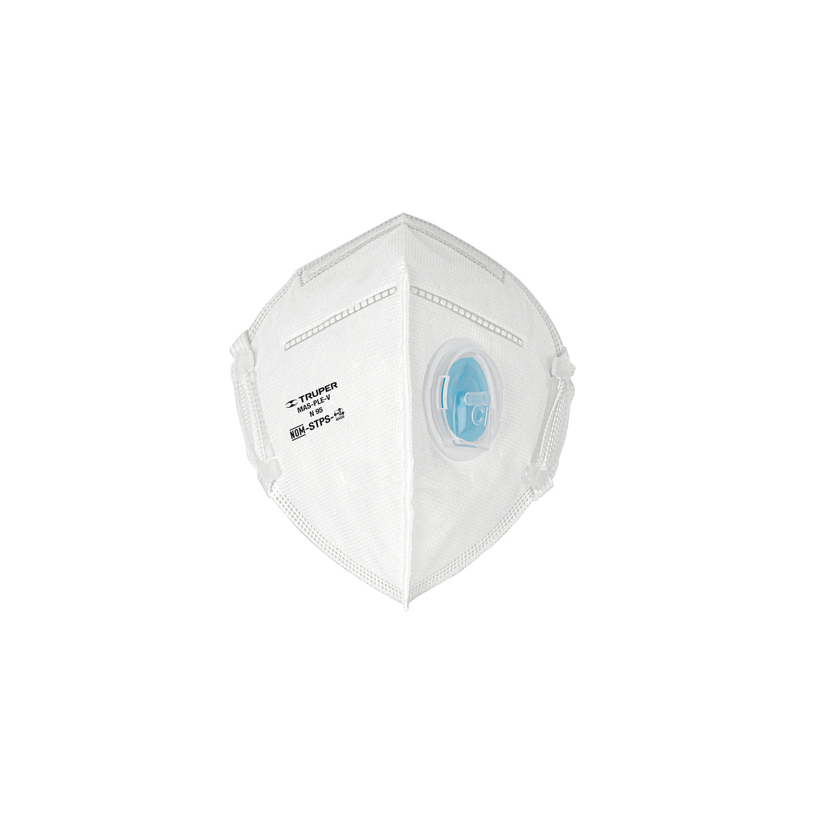 Respirador plegable N95 con válvula para partículas, TRUPER, Truper, SKU 102336