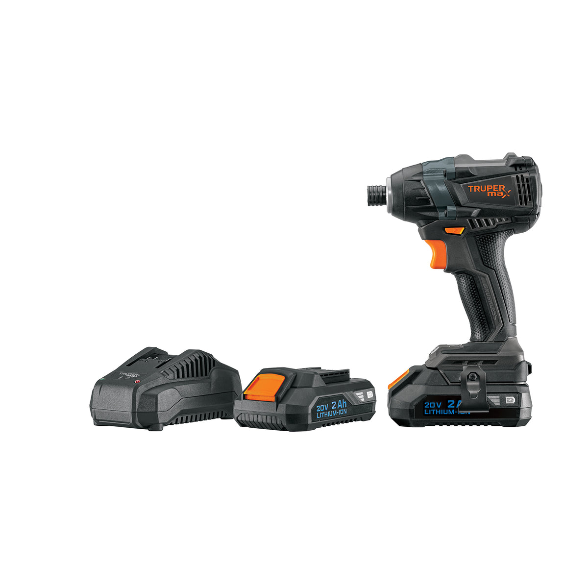 Destornillador de impacto, 20V, 2 baterías 2Ah, MAX — foto oficial 1