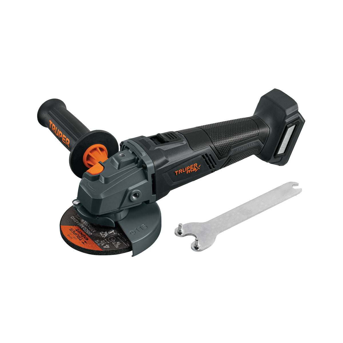 Esmeriladora 4-1/2', 20V, s/accesorios, TRUPER MAX — foto oficial 1