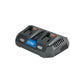 Cargador dual de baterías de ion litio 20V, TRUPER MAX — foto oficial 1