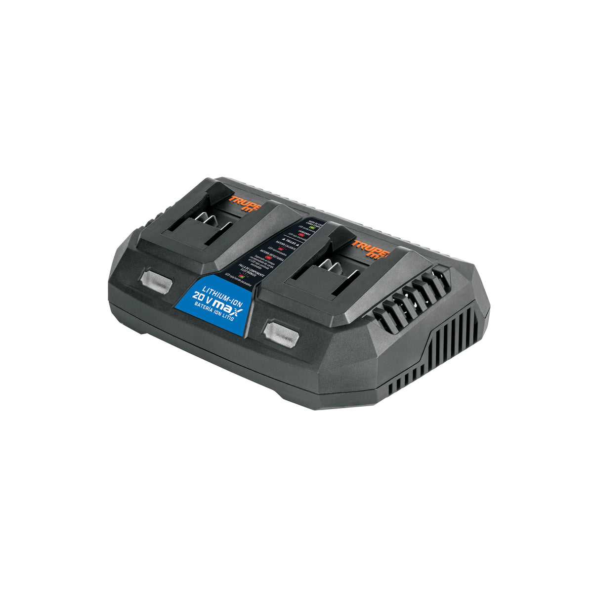 Cargador dual de baterías de ion litio 20V, TRUPER MAX — foto oficial 1