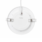 LÁMPARA PANEL EMPOTRABLE LED BLANCO 15CM 12W 30K LUZ CÁLIDA MAXXI MX-EM8000/B/LED30