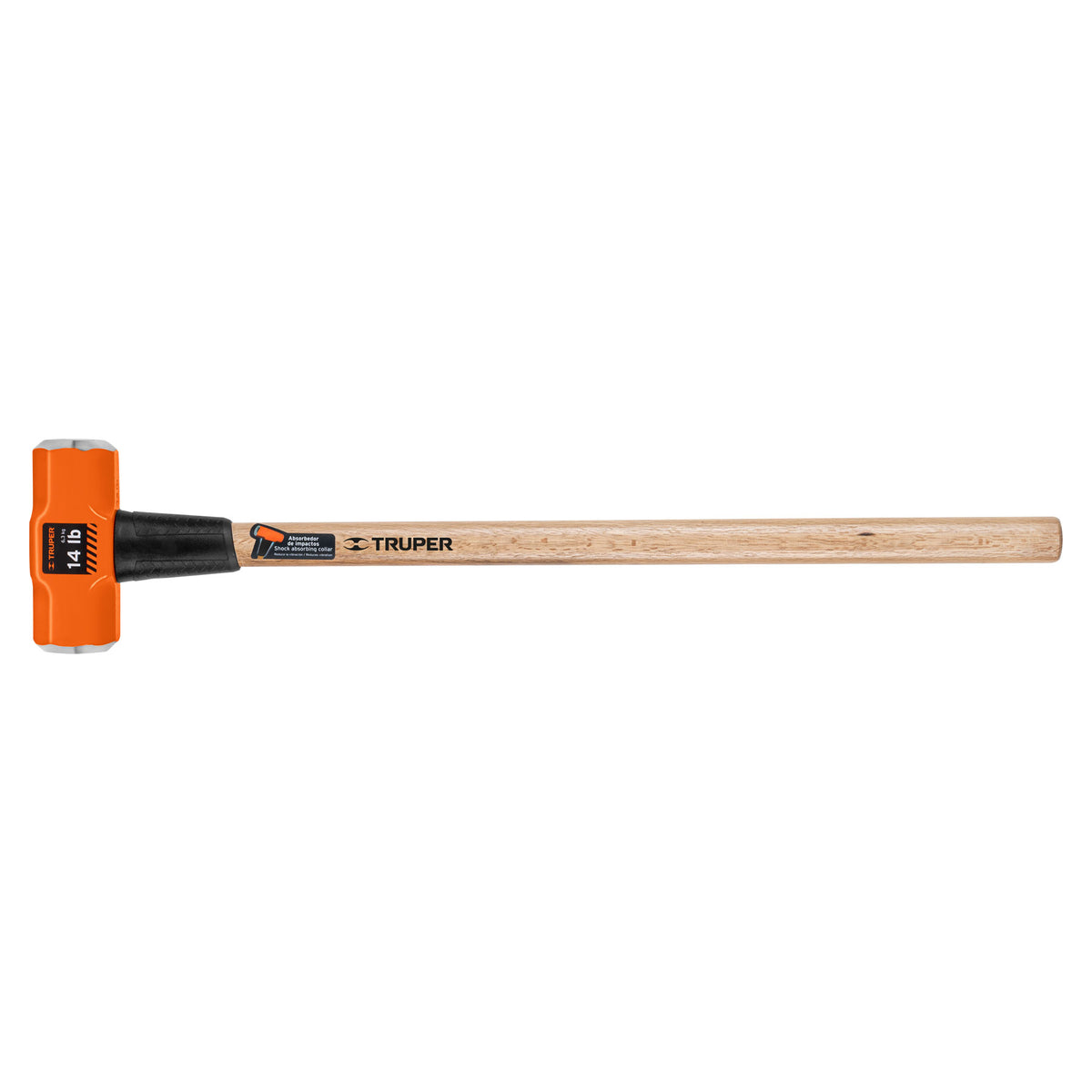 Marro octagonal 14 lb mango de madera 36' TRUPER — foto oficial 1