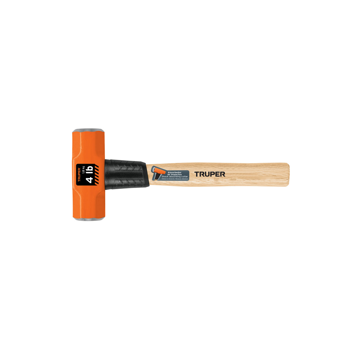 Marro octagonal 4 lb mango de madera 12' TRUPER — foto oficial 1