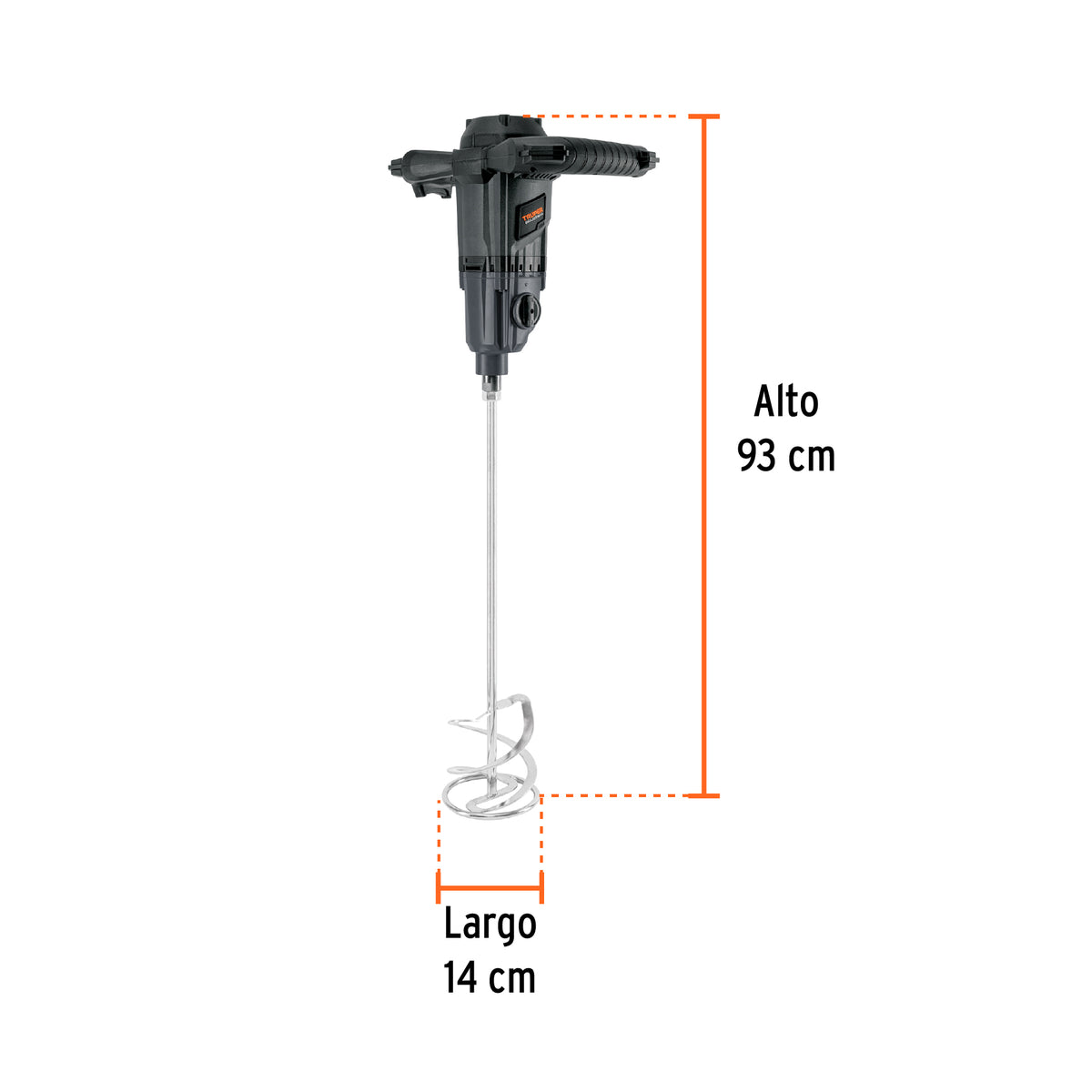 Mezcladora eléctrica 1500W, TRUPER INDUSTRIAL, Truper, SKU 101519 — vista 4