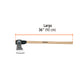 Hacha media labor 4 lb, mango de madera 36', TRUPER, Truper, SKU 102984 — vista 4