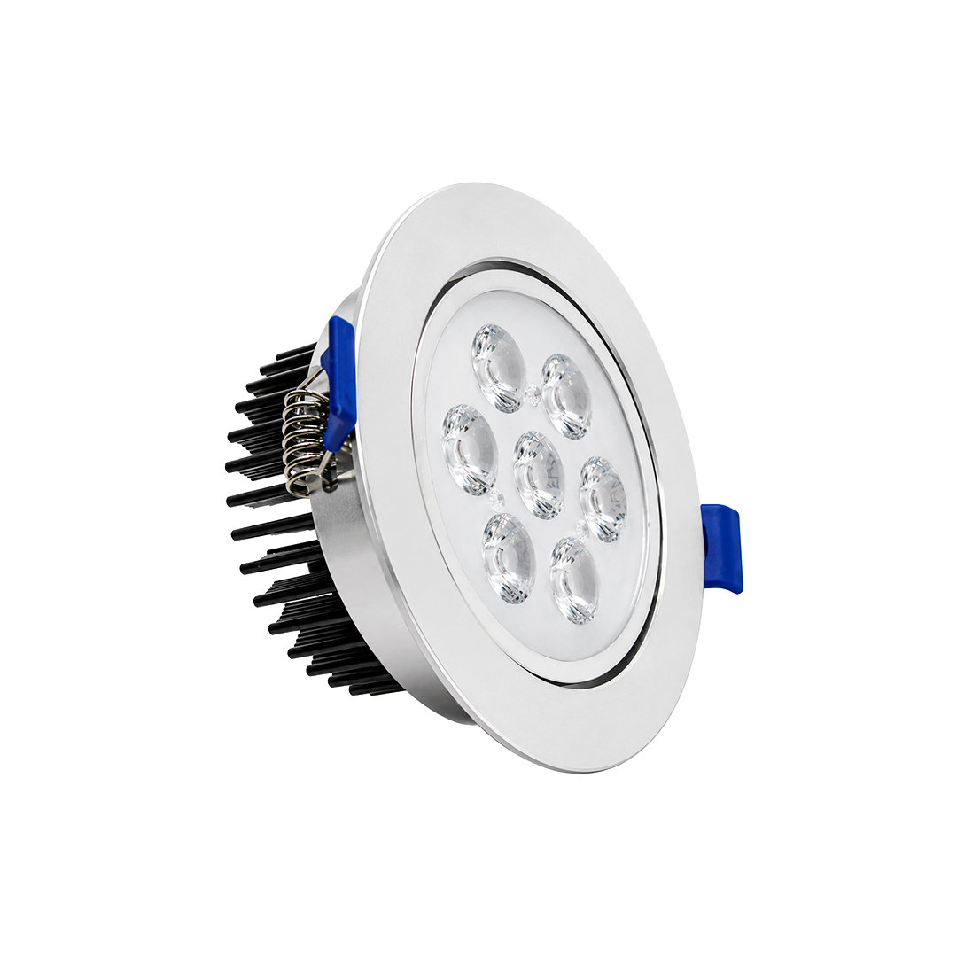 SPOT EMPOTRADO DIRIGIBLE LED 7W 850LM 35K LUZ CÁLIDA TECNOLED ML-CL-7W-BC