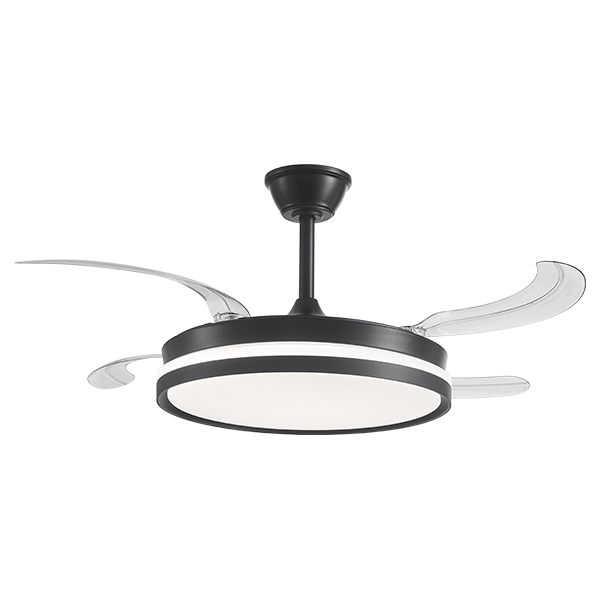 VENTILADOR 39.3´ RETRACTIL NEGRO 70W CCT MULTI TEMPERATURA TECNOLED ML-FAN-IV410C
