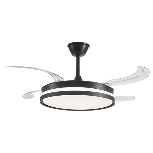 VENTILADOR 39.3´ RETRACTIL NEGRO 70W CCT MULTI TEMPERATURA TECNOLED ML-FAN-IV410C