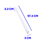 REGLETA BARRA LED 13W 1225LM 65KLUZ FRIÁ IPSA ML-LED13W/65